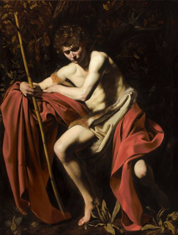 Caravaggio, Saint John the Baptist in the Wilderness, 1604-1605, The Nelson Atkins Museum of Art, Kansas City, William Rockhill Nelson Trust