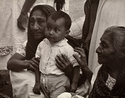 Edward Steichen, The Child Man, Mayan Indians, Mexico, 1938, gift of Richard and Jackie Hollander, © permission the Estate of Edward Steichen