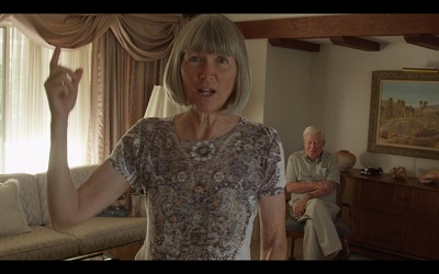 Still from Miller’s video series Believing is Seeing featuring Redlands residents Diana Kriger and Harold Hartwick 