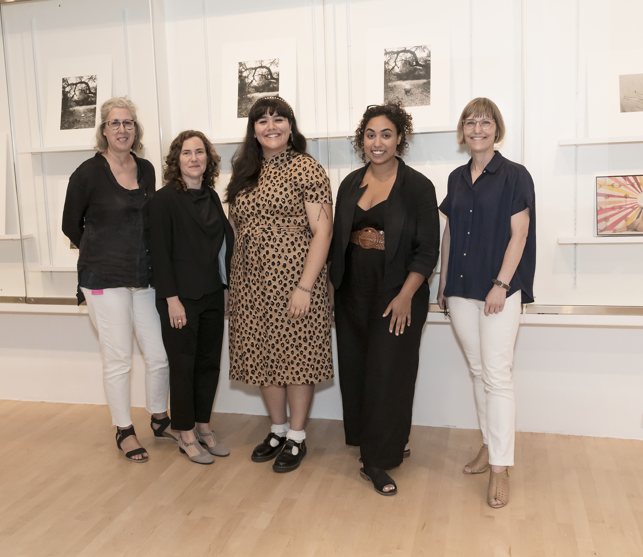 From left: Eve Schillo, Assistant Curator, Photography; Rebecca Morse, Curator, Photography; Danielle Pesqueira, 2018–20 Mellon Undergraduate Curatorial Fellow; Dhyandra Lawson, Curatorial Assistant, Photography; and Britt Salvesen, Department Head and Curator of Photography and Prints & Drawings
