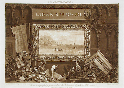 Joseph Mallord William Turner England, 1775-1851 Frontispiece to the series Liber Studiorum, 1812 Etching and mezzotint Gift of Mr. and Mrs. Martin Medak AC1992.113.1