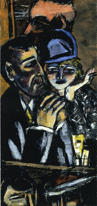 Max Beckmann, Bar, Braun, 1944, gift of Robert Looker