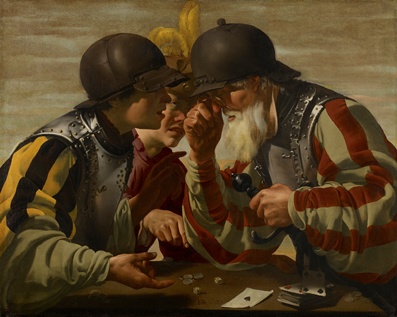 Hendrick ter Brugghen, The Gamblers, 1623, the Minneapolis Institute of Arts, Minnesoate, the William Hood Dunwoody Fund, photo © Minneapolis Institute of Arts