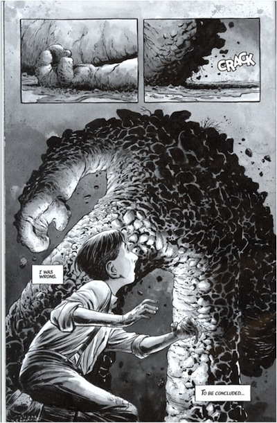 Dave Wachter (illustrator), United States, born 1975, Steve Niles (writer), United States, born 1965, Matt Santoro (writer), United Stated, born 1976, Page from Breath of Bones: A Tale of the Golem, no. 2 (July 2013), Offset lithography, Private collection, Los Angeles © 2013 Steve Niles, Matt Santoro, & Dave Wachter.
