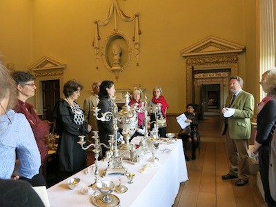 A seminar on silver at the North Dining Room at Holkham Hall