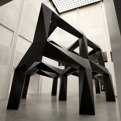 Tony Smith, Smoke, 1967, fabricated 2005, made possible by the Belldegrun Family’s gift to LACMA in honor of Rebecka Belldegrun’s birthday