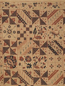 Woman’s Skirt Cloth (Kain panjang), Java, probably Cirelon, late nineteenth century, cotton plain weave with hand-drawn wax resist dyeing (batik tulis), Mary Hunt Kahlenberg Collection