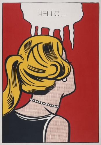 Roy Lichtenstein, Cold Shoulder, gift of Robert H. Halff through the Modern and Contemporary Art Council