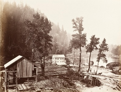 Carleton Emmons Watkins, Eagle Creek, 1867, the Marjorie and Leonard Vernon Collection, gift of the Annenberg Foundation and promised gift of Carol Vernon and Robert Turbin