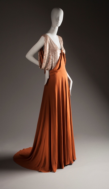 Jeanne Lanvin, Woman’s Evening Dress, c. 1935, purchased with funds provided by Ellen A. Michelson, photo © 2012 Museum Associates/LACMA. All rights reserved