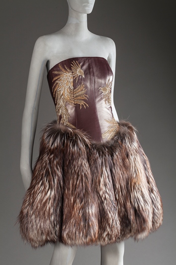 Alexander McQueen, Woman’s Dress, Fall 2007, purchased with funds provided by Ellen A. Michelson, photo © 2012 Museum Associates/LACMA. All rights reserved