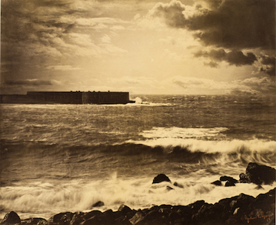 Gustave Le Gray, The Great Wave, Sète, 1857, The Marjorie and Leonard Vernon Collection, gift of The Annenberg Foundation and Carol Vernon and Robert Turbin
