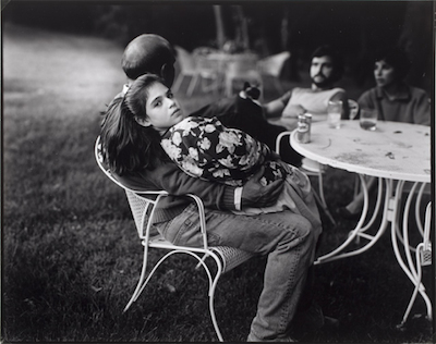 Sally Mann, Untitled (Man on Lawn Chair with Girl in His Lap), 1985, printed 1985, The Marjorie and Leonard Vernon Collection, gift of The Annenberg Foundation, acquired from Carol Vernon and Robert Turbin, © Sally Mann, courtesy Gagosian Gallery