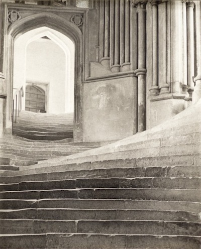Frederick H. Evans, “A Sea Of Steps,” Wells Cathedral, 1903, © Frederick H. Evans, courtesy Janet B. Stenner