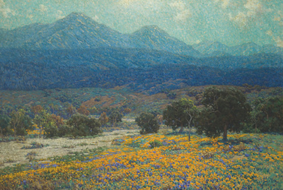 Granville Redmond, California Poppy Field, c. 1926, gift of Raymond Griffith
