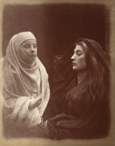 Julia Margaret Cameron, The Little Novice & Queen Guinevere In The Holy House Of Almsbury, 1874, the Marjorie and Leonard Vernon Collection, gift of The Annenberg Foundation, acquired from Carol Vernon and Robert Turbin