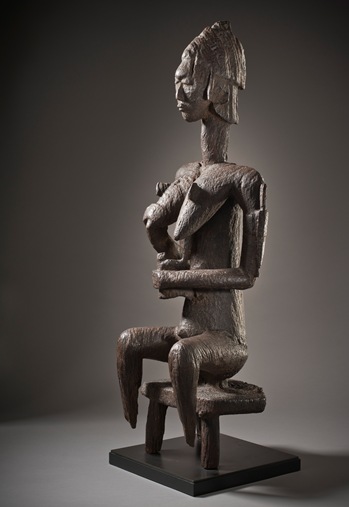 Mother and Child Figure for the Gwan Association, Republic of Mali, Bamana Peoples, 1432-1644 (carbon 14 testing), gift of the 2013 Collectors Committee with additional funds provided by Kelvin Davis and Bobby Kotick