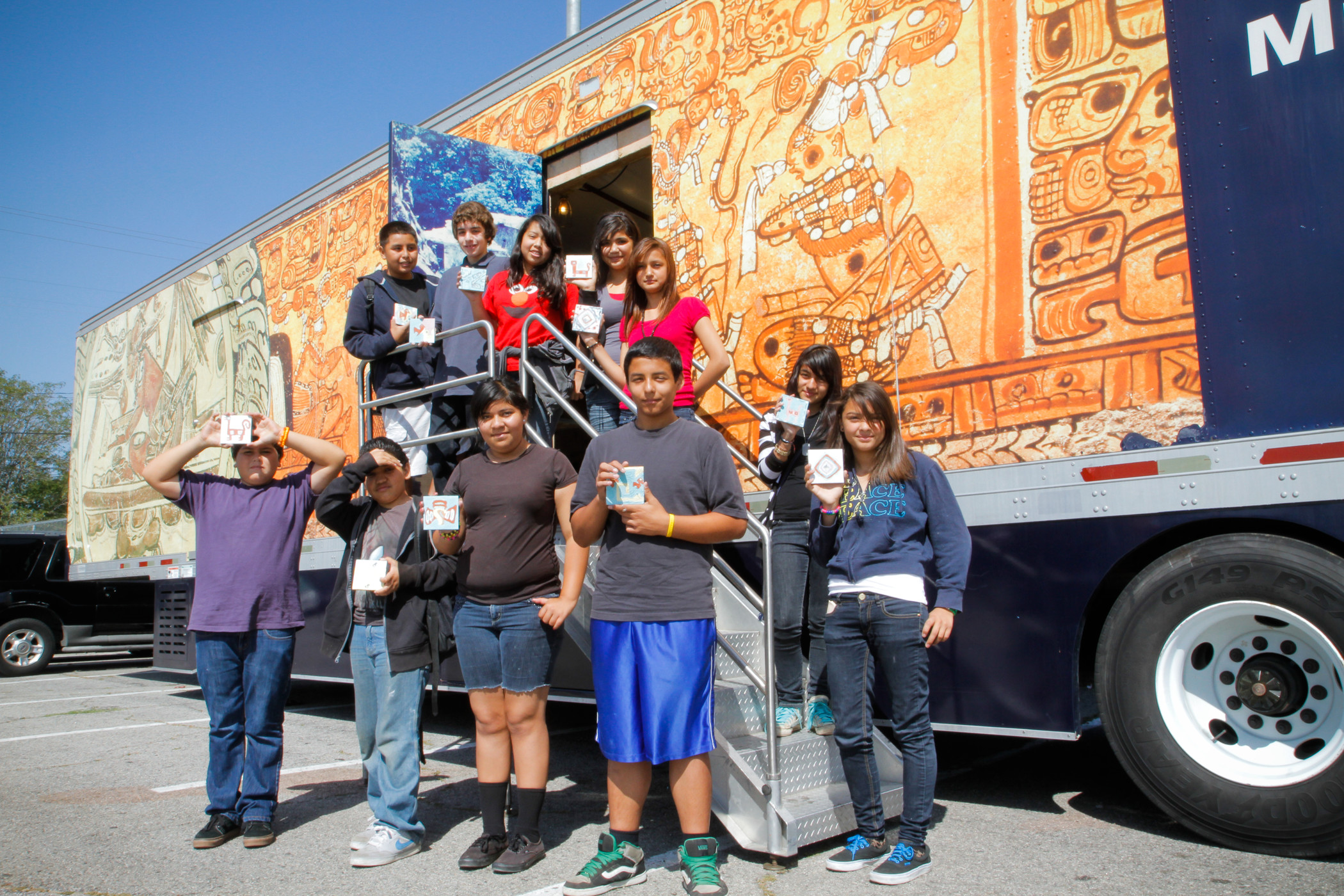 Photograph of the Maya Mobile Outreach program
