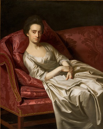 After Treatment: John Singleton Copley, Portrait of a Lady, 1771, purchased with funds provided by the American Art Council, Anna Bing Arnold, F. Patrick Burns Bequest, Mr. and Mrs. William Preston Harrison Collection, David M. Koester, Art Museum Council, Jo Ann and Julian Ganz, Jr., The Ahmanson Foundation, Ray Stark, and other donors, photo by Yosi Poseilov, © 2013 Museum Associates/LACMA