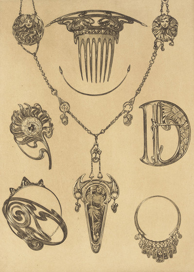 Alphonse Mucha, Untitled, 1902, Los Angeles County Museum of Art, gift of Harold I. Huttas and Family