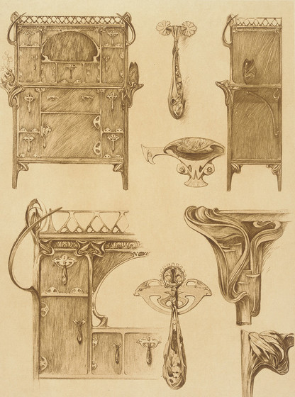 Alphonse Mucha, Untitled, 1902, Los Angeles County Museum of Art, gift of Harold I. Huttas and Family