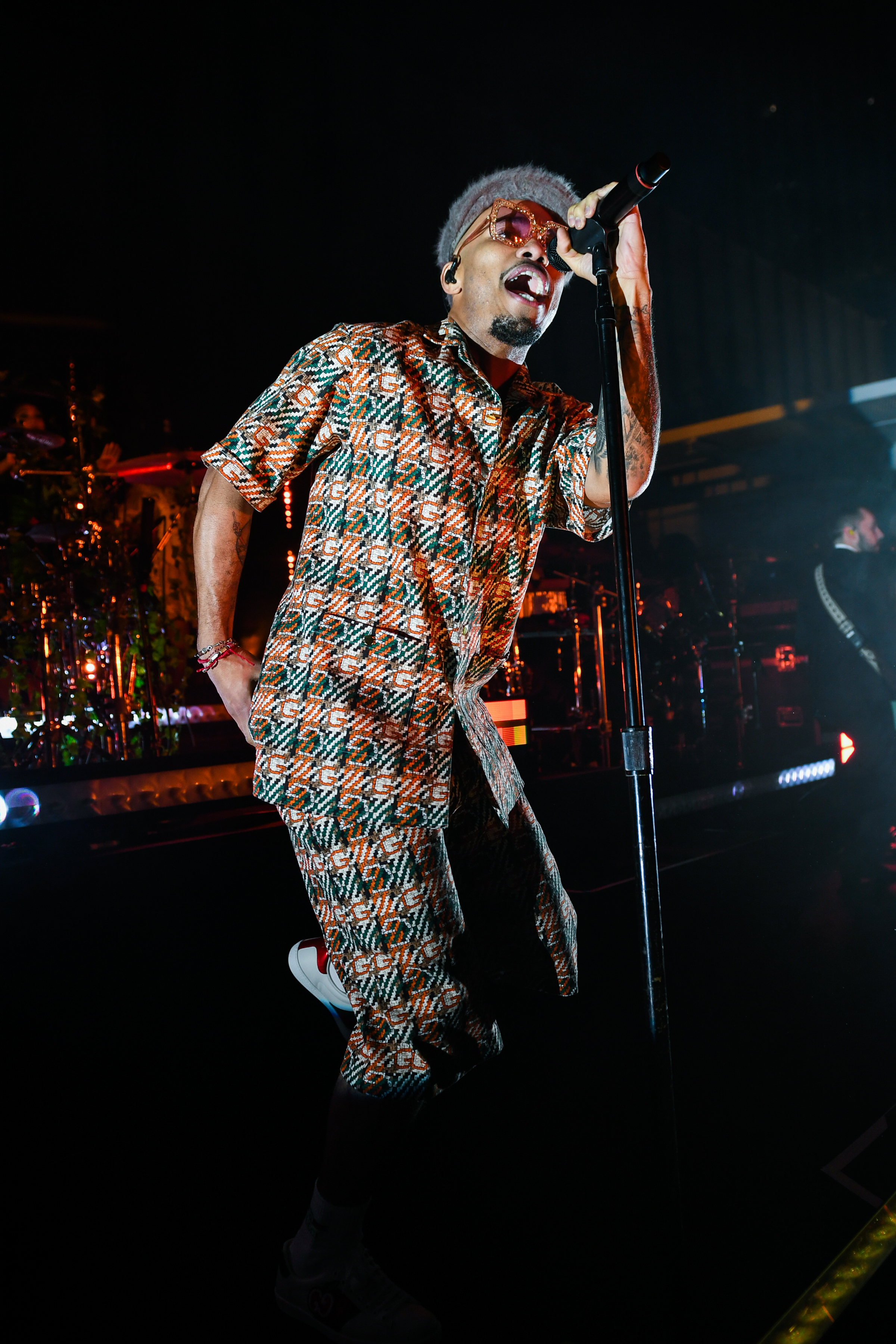 Anderson . Paak performs for more than 800 guests at the 2019 Art+Film Gala at LACMA, photo by Billy Farrell/BFA.com