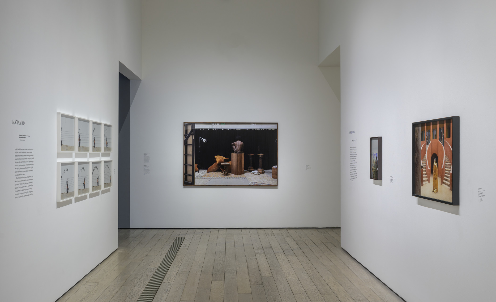 Installation photograph, Imagining Black Diasporas: 21st-Century Art and Poetics, Los Angeles County Museum of Art, December 15, 2024–August 3, 2025, photo © Museum Associates/LACMA