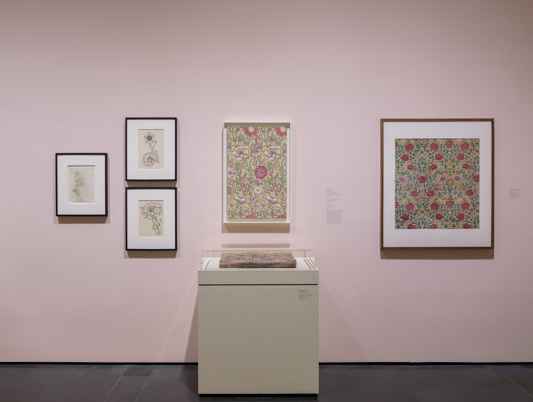 Installation photo, Deep Cuts: Block Printing Across Cultures at the Los Angeles County Museum of Art, November 9, 2025–September 13, 2026, photo © Museum Associates/LACMA, by Jonathan Urban