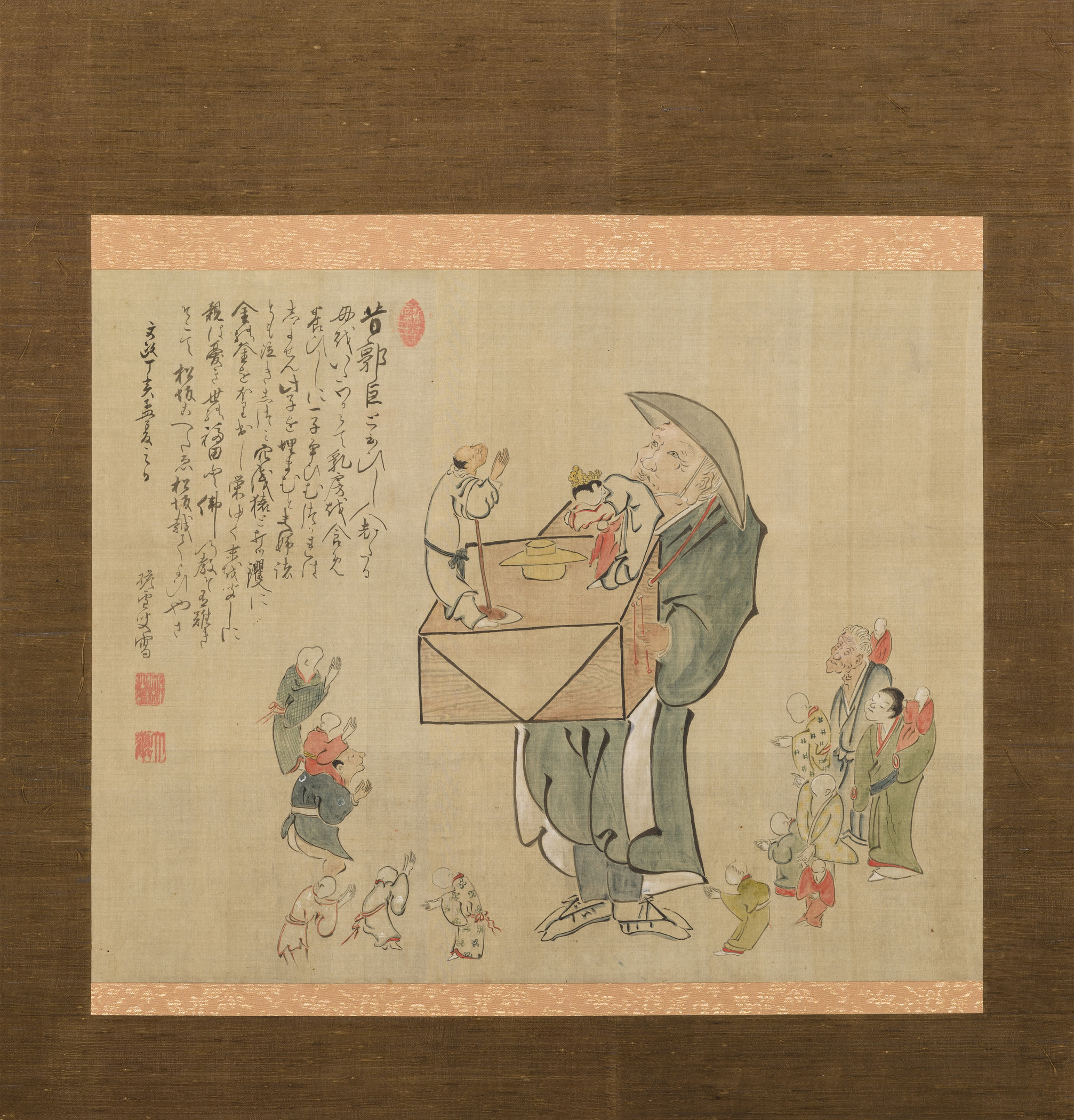 Taikan Monju, Puppeteer, 1827, Los Angeles County Museum of Art, gift of the Robert and Helen Kuhn Family Trust, photo © Museum Associates/LACMA