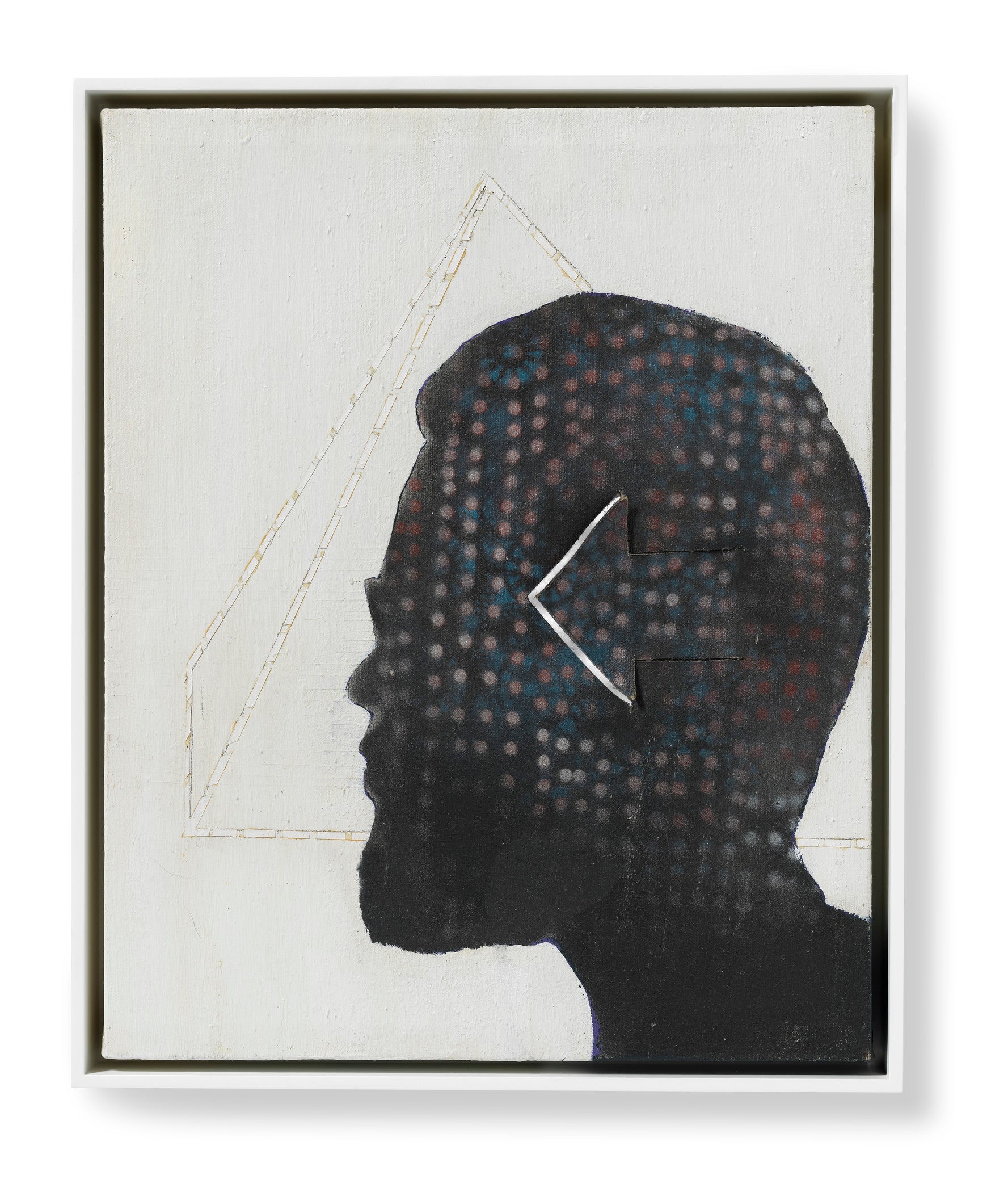 Alonzo Davis, Self Portrait Inside Series, 1974, Los Angeles County Museum of Art, purchased with funds provided by the Modern and Contemporary Art Council Acquisitions Endowment, © Alonzo Davis Studio, photo © Museum Associates/LACMA, by Jonathan Urban