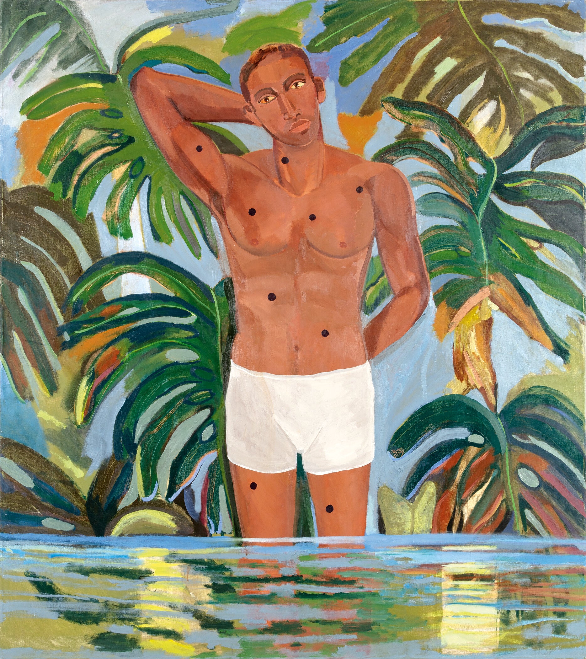 Roberto Gil de Montes, San Sebastián del trópico, 2022, Los Angeles County Museum of Art, gift of Graham Steele, © Roberto Gil de Montes, image courtesy of the artist and kurimanzutto Mexico City/New York, photo by Gerardo Landa/Eduardo López (GLR Estudio)