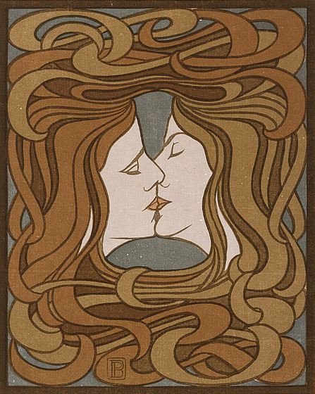 Peter Behrens, Untitled, c. 1898, Los Angeles County Museum of Art, the Robert Gore Rifkind Center for German Expressionist Studies, photo © Museum Associates/LACMA