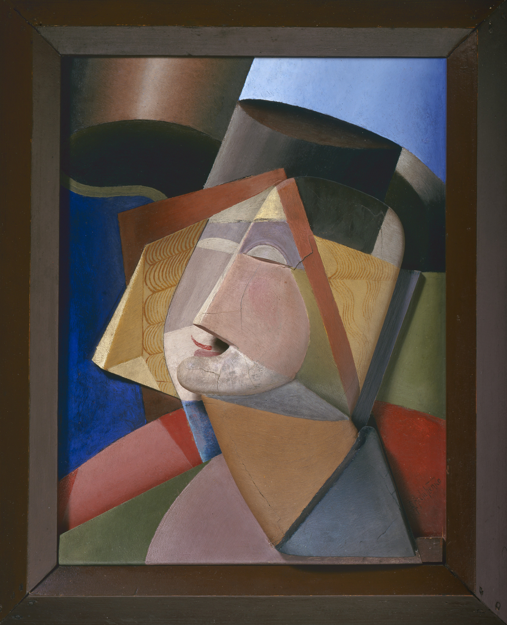 Alexander Archipenko, Woman with Hat, 1916, Los Angeles County Museum of Art, purchased with funds provided by the Loula D. Lasker Estate and Merle Oberon (M.86.130), © The Archipenko Foundation/Artists Rights Society (ARS) New York, NY