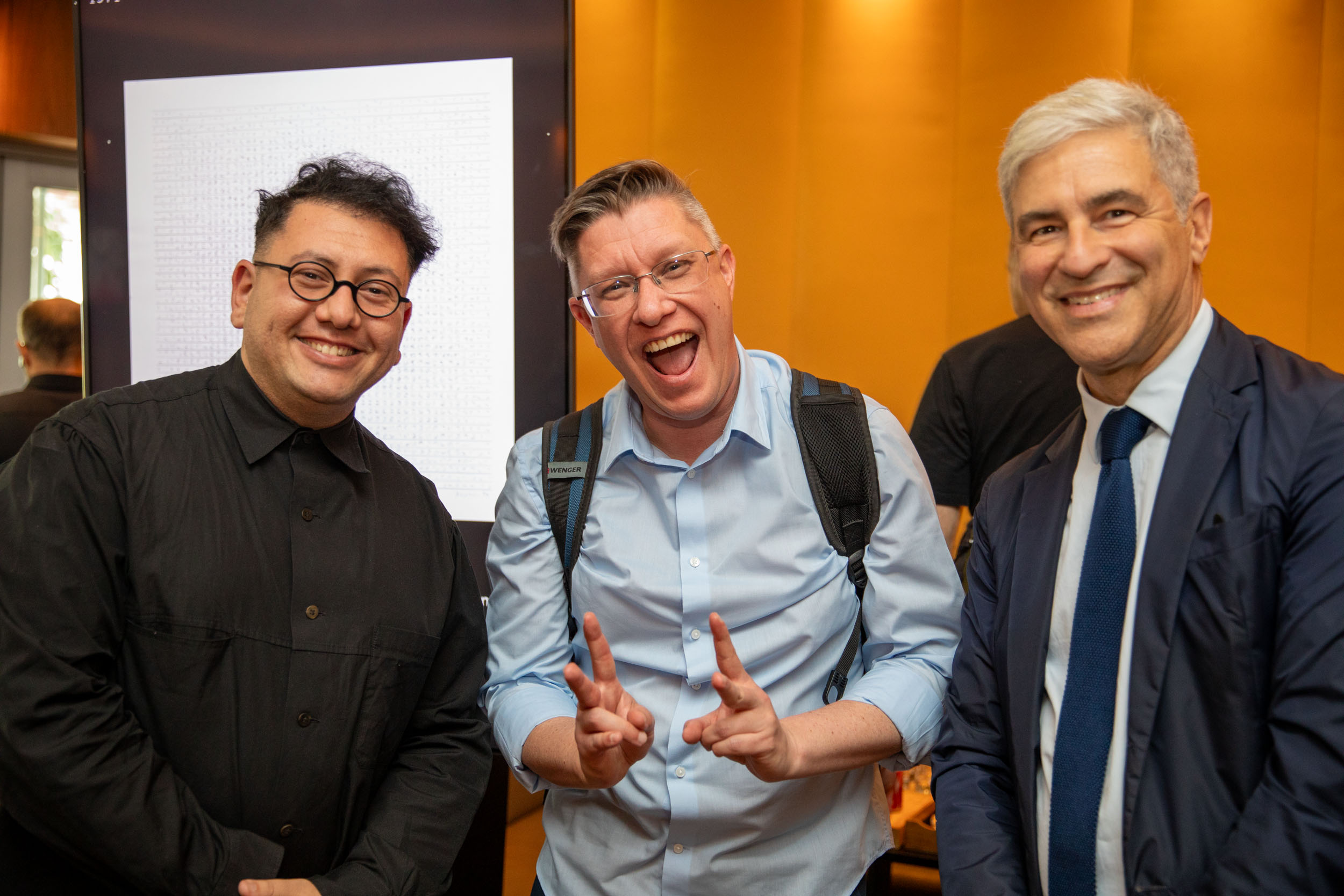 Refik Anadol, Beeple, and Michael Govan