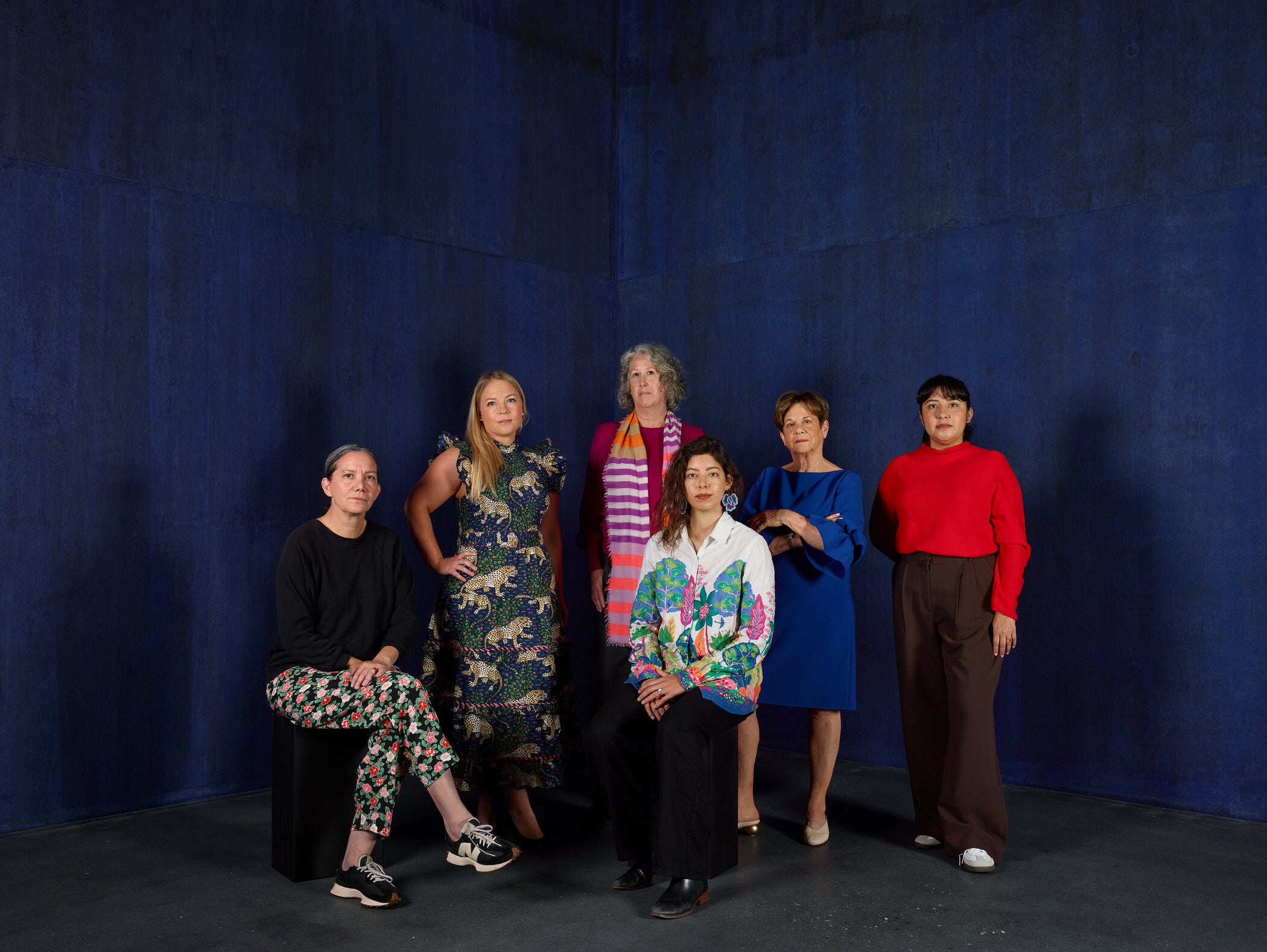 Catherine Opie, Rita, Claire, Eve, Aurora, Stephanie and Marisela, 2025, gift to LACMA upon opening the new David Geffen Galleries, © Catherine Opie, courtesy of Regen Projects, Los Angeles, and Lehmann Maupin, New York, Seoul and London