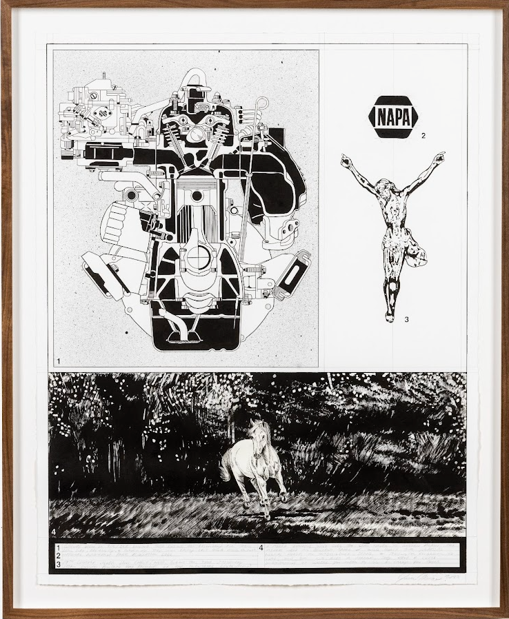 Jaime Muñoz, Diagram Drawing #5, 2022, Los Angeles County Museum of Art, purchased with funds provided by AHAN: Studio Forum, 2025 Art Here and Now, © Jaime Muñoz, image courtesy of the artist