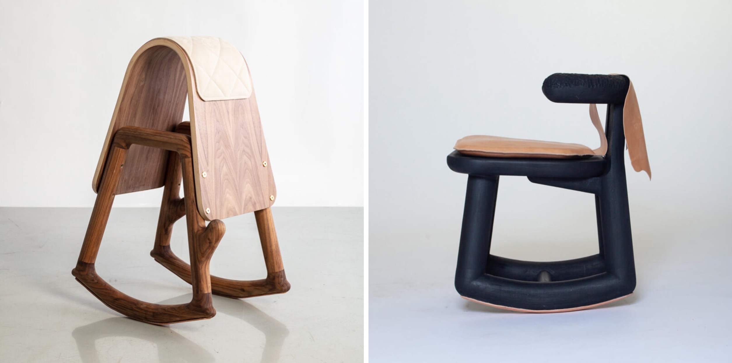 Wood stool and chair