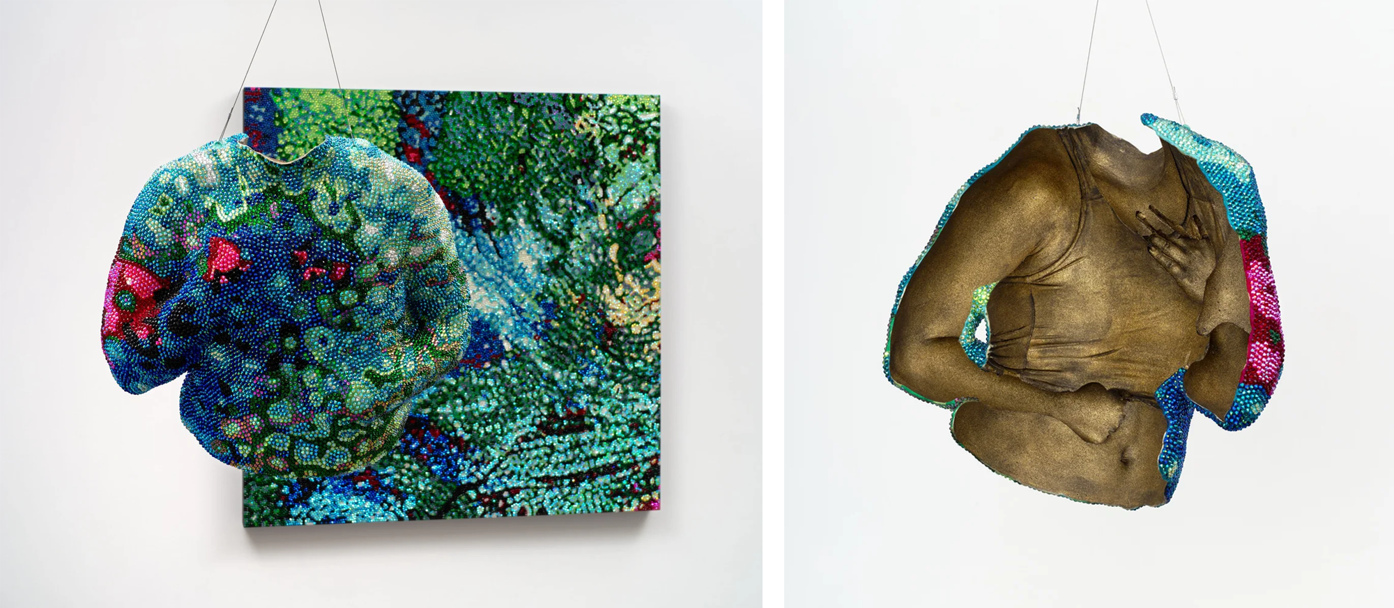 Young Joon Kwok, To See Your Self Reflected in Our Chameleonic Transformations (Neither Death Nor Dysphoria); To Refuse Looking Away From Our Transitioning Bodies (Charlie With Chest Binder), 2023, promised gift of Philippe Browning through AHAN: Studio Forum, 2025 Art Here and Now, © Young Joon Kwok, images courtesy of the artist and Commonwealth and Council