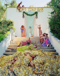 Eleanor Antin, "The Golden Death," from the series "The Last Days of Pompeii," 2001