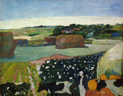 Paul Gauguin, Haystacks in Brittany (Les Meules / Le champ de pommes de terre), 1890, National Gallery of Art, Washington, D.C., gift of the W. Averell Harriman Foundation in memory of Marie N. Harriman, 1972.9.11, image courtesy National Gallery of Art, Washington, D.C.