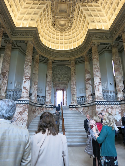 The Marble Hall at Holkham Hall