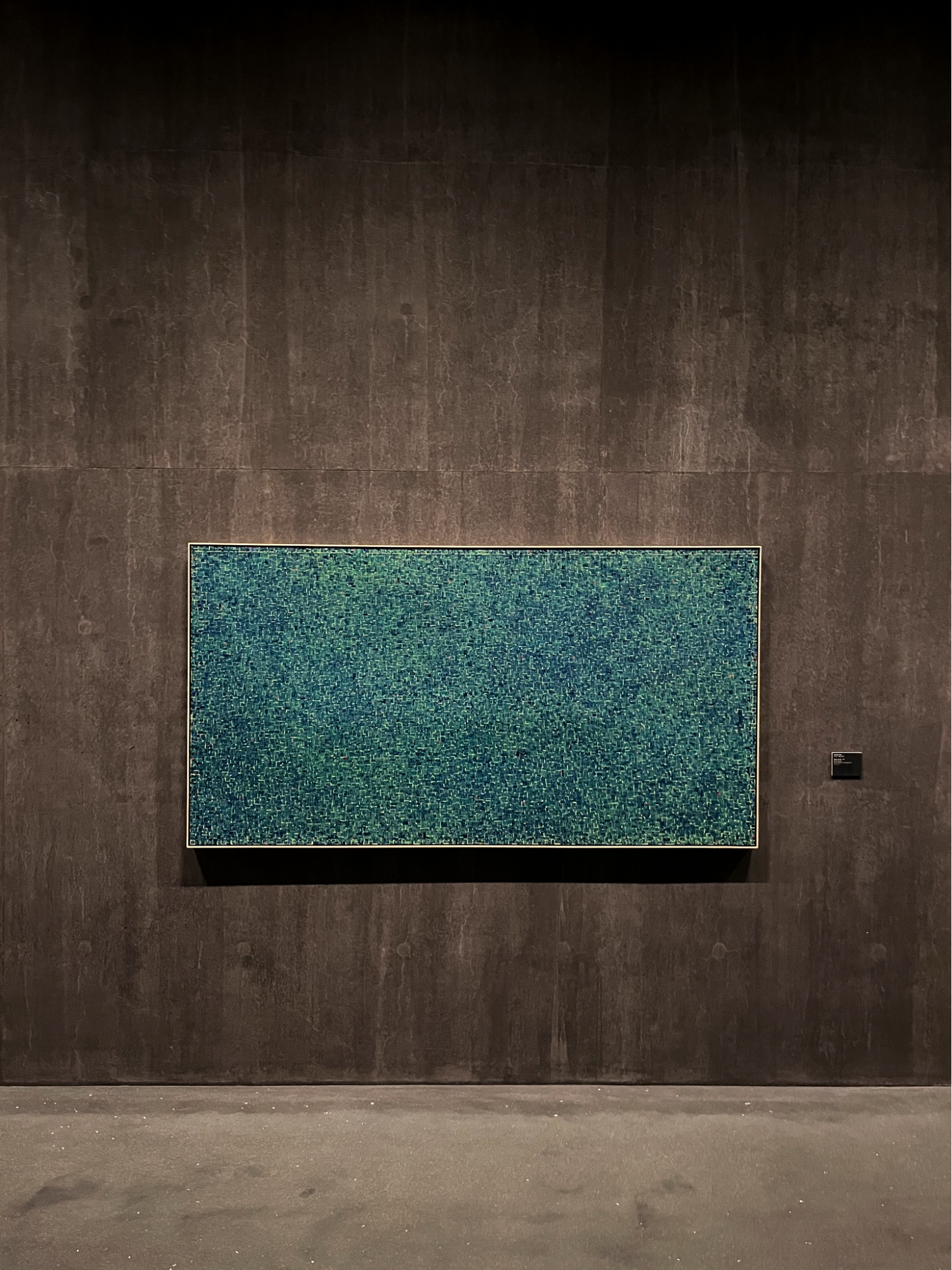 Young-Il Ahn, Water S-397, 1997, Los Angeles County Museum of Art, gift of Young-Il and Soraya Ahn, in The Evolution of Abstract Painting in Modern Korea in the David Geffen Galleries, © Young-Il Ahn, photo © Museum Associates/LACMA, by Alexander Schneider