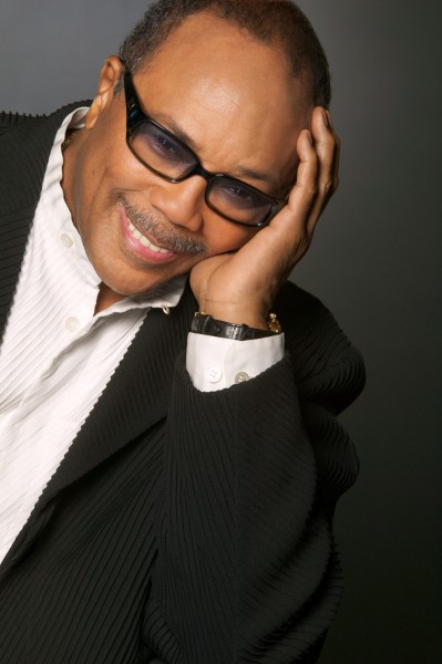 Quincy Jones, photo courtesy of Greg Gorman Quincy Jones portrait