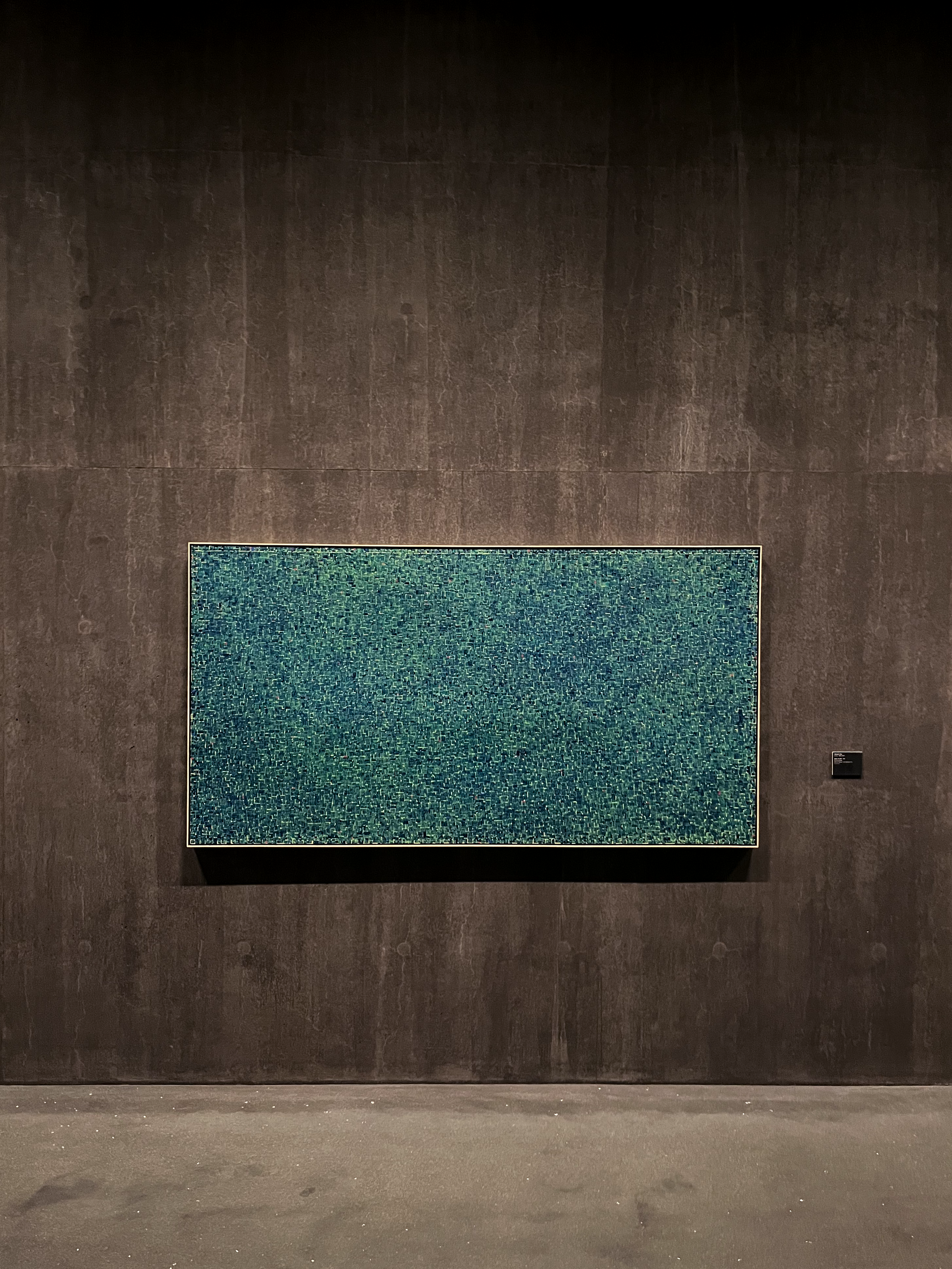 Young-Il Ahn, Water S-397, 1997, Los Angeles County Museum of Art, gift of Young-Il and Soraya Ahn, in The Evolution of Abstract Painting in Modern Korea in the David Geffen Galleries, © Young-Il Ahn, photo © Museum Associates/LACMA, by Alexander Schneider