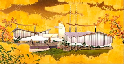 Illustration of the Pavilion for Japanese Art