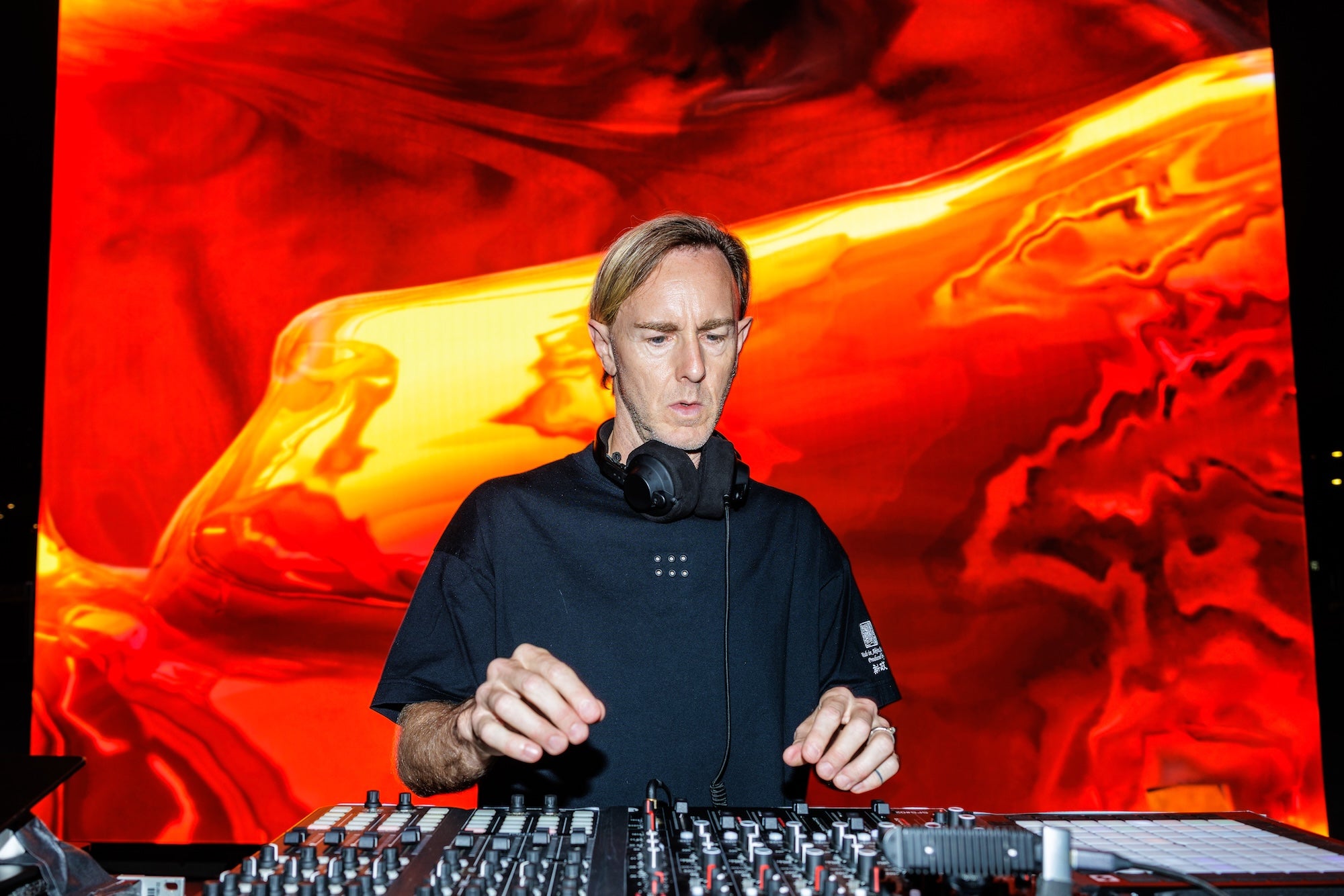 Richie Hawtin performing at the SPIRITS Summer Solstice Dance at LACMA, June 21, 2026, photo credit: Rukes