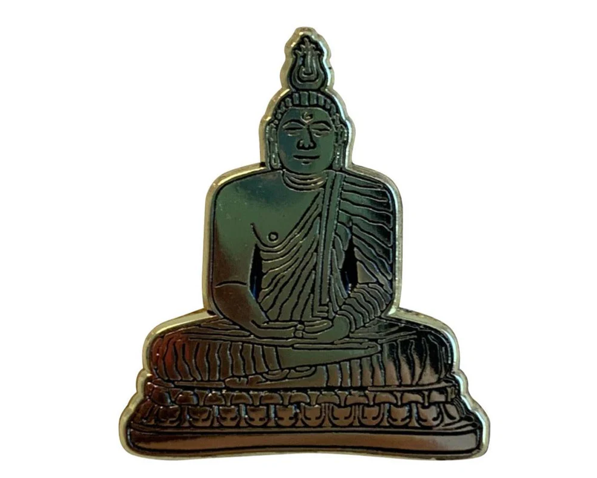 Engraved Buddha pin