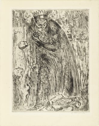 Wilhelm Lehmbruck, Macbeth V, 1918, Los Angeles County Museum of Art, gift of Donavon W. and Mary C. Byer