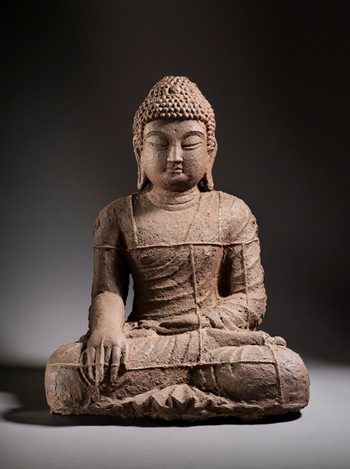 Seated Buddha, Korea, Goryeo dynasty, 10th century, gift of the 2013 Collectors Committee