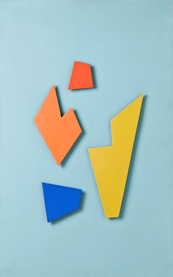 Raúl Lozza, "Untitled," 1953, relief and paint on wood, purchased with funds provided by the Contemporary Art Acquisitions Fund and the Bernard and Edith Lewin Collection of Mexican Art Deaccession Fund